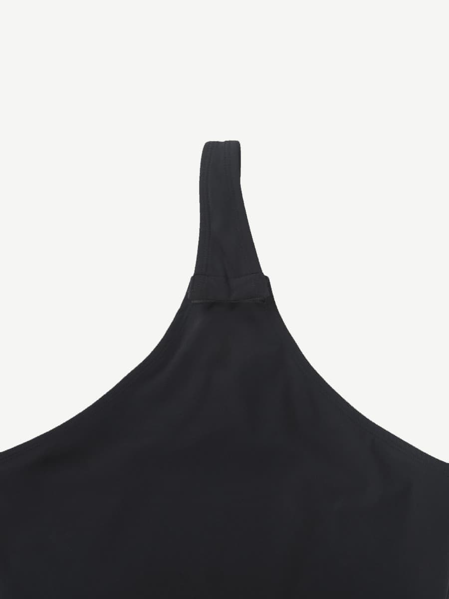 Wholesale Plunge V-Neck One-Piece Bodysuit Tummy control