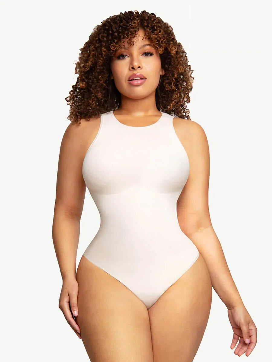 Wholesale 🌿 Eco-friendly Seamless Outer Crew Thong Bodysuit