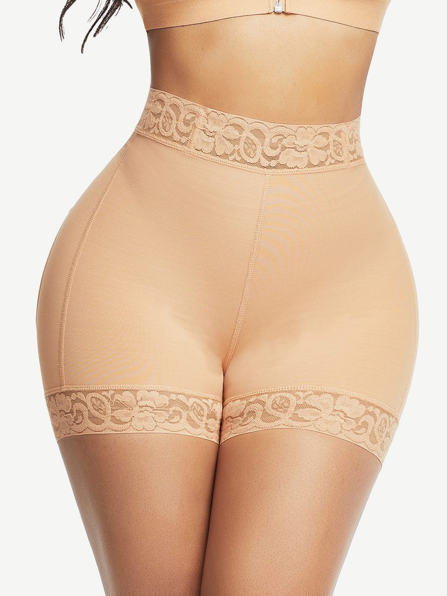 Update-Wholesale Good High Waist Lace Butt Enhancer Panty Curve Smoothing