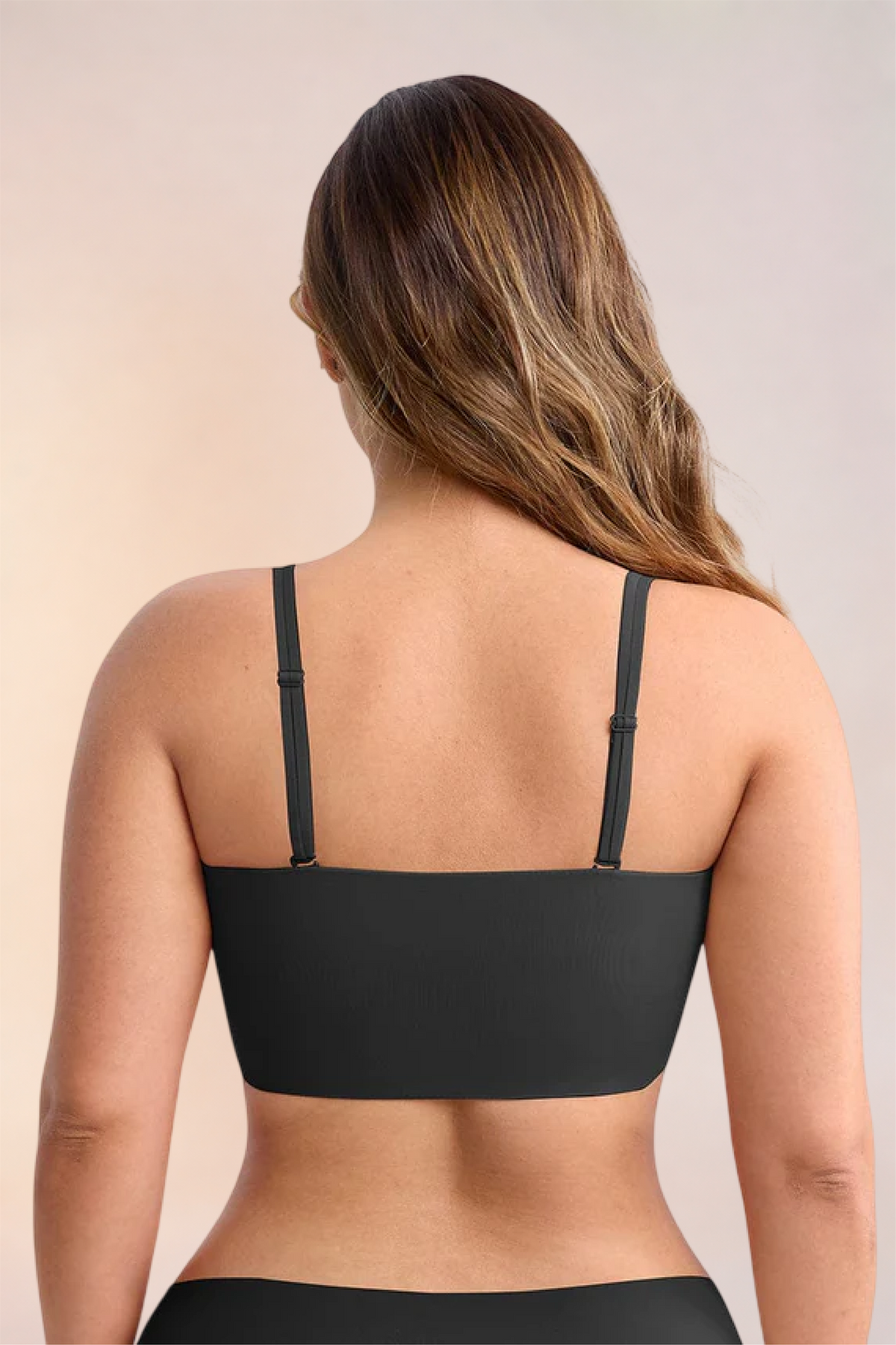 Skinzform Libre Bandeau in Noir, back view - straight bandeau band