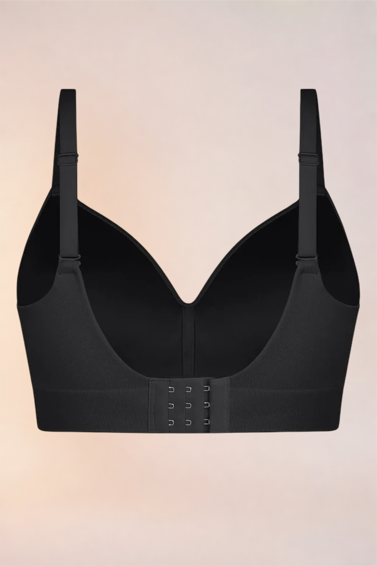 Skinzform Nuage Bra in Noir - product shot, front view